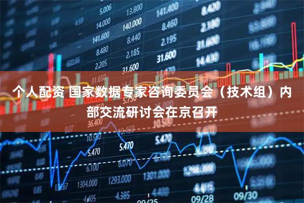 個人配資 國家數(shù)據(jù)專家咨詢委員會（技術組）內(nèi)部交流研討會在京召開